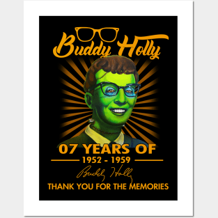 Buddy holly 07 years of 1952 1959 Posters and Art